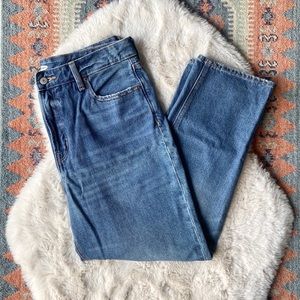 Old Navy womens cropped dad jean classic five pocket style minimalist size 10
